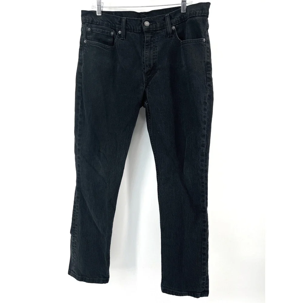 Levi's 511 Slim Jeans‎ Mens 36x30 Black Stretch Denim Pants